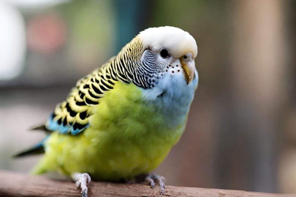 Fluffed Up Parakeet
